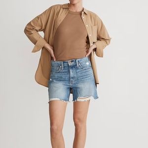 Madewell Relaxed Mid-Length Denim Shorts